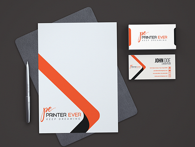 Branding Design Printer Ever adobe illustrator adobe photoshop branding business card design graphic design letter head logo ui vector