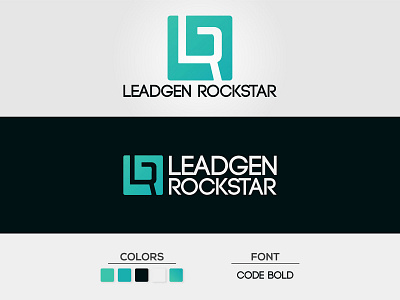 Logo Design Leadgen Rockstar adobe illustrator adobe photoshop branding design graphic graphic design graphics icon identity illustration illustrator logo logo design typography ui ui design vector