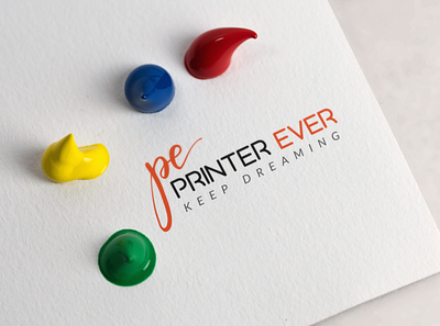 Logo Design Printer Ever adobe illustrator adobe photoshop banner branding design graphic graphic design identity logo ui ui design