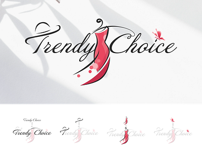 TRENDY CHOICE Identity adobe illustrator adobe photoshop brand identity branding design graphic graphic design idea identity identity design illustration illustrator logo logo design typography ui design