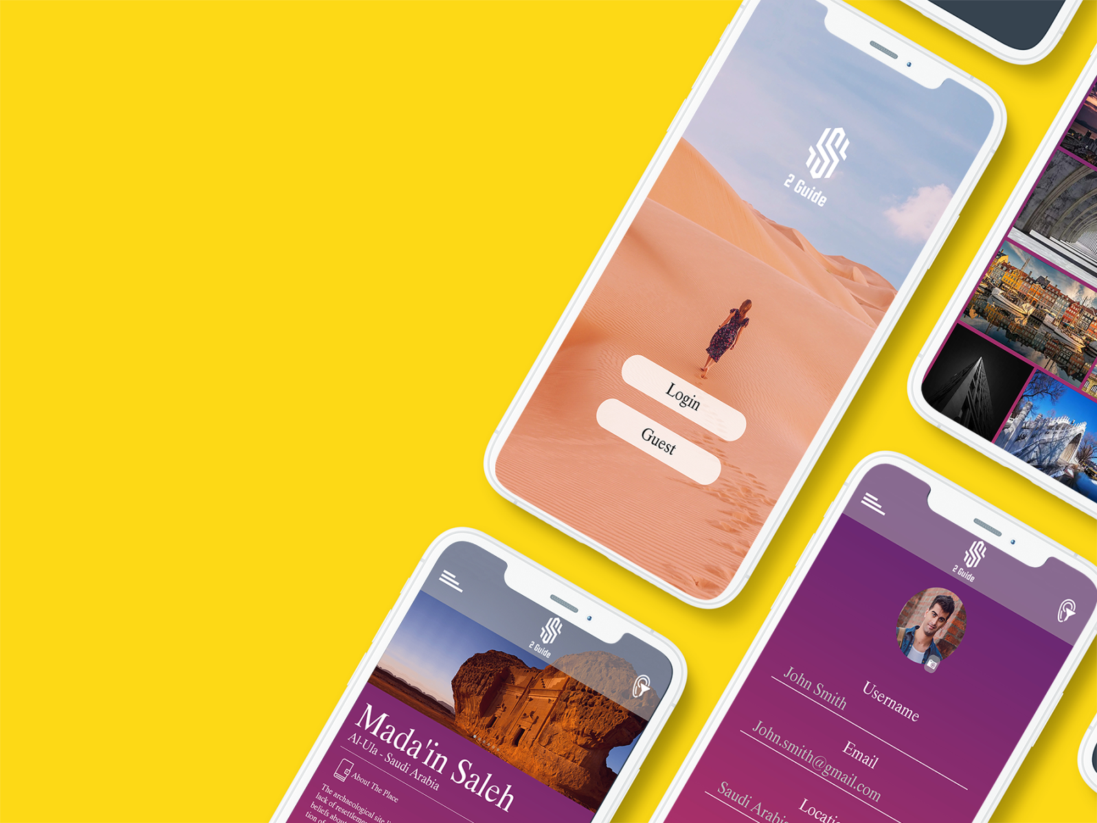 2 Guide App by Abeer Kilani on Dribbble