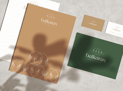 Balkaran - Stationary branding design flat logo stationery