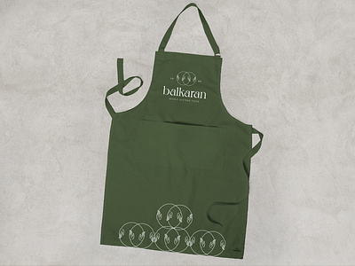 Balkaran - Advertising advertising apron branding design flat logo pop