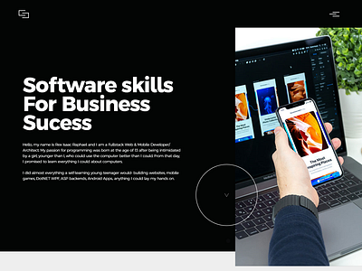 Landing Page Design for X-raph Consult