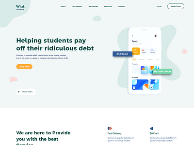 Wigi Financial Platform for students