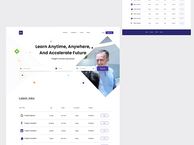 Job Portal for Freight Connect