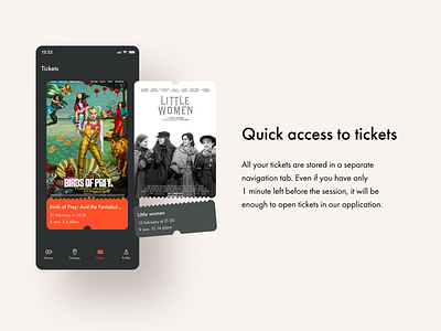 Movie tickets app