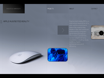 Aventus Projects Page Design