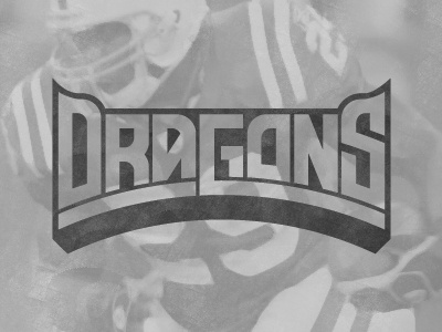 Dragons - WIP brand letter logo typography