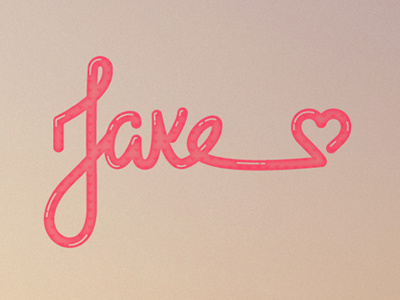 Jake lettering