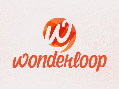 Wonderloop #1 app brand calligraphy lettering logo