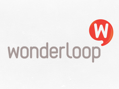 Wonderloop #2 app brand calligraphy lettering logo