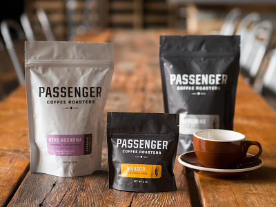 Passenger Coffee Roasters Package Design