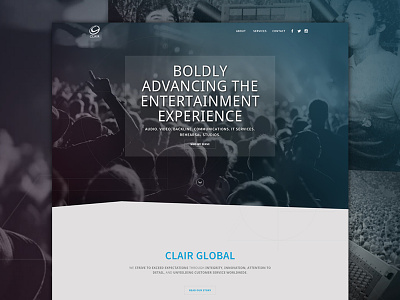 Clair Global Website Design