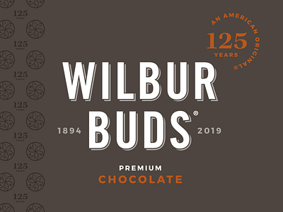 Wilbur Buds 125th Anniversary Logo