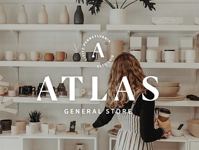 Atlas General Store branding logo store