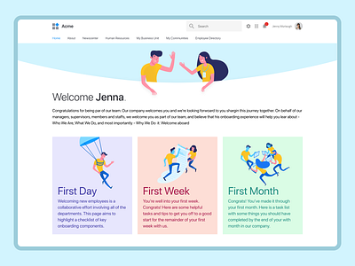 Intranet Employee Onboarding Hub