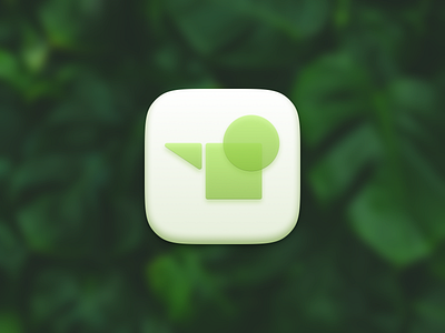Grhoo App Icon - DailyUI - 005 3d app app icon app logo branding dailyui dailyuichallenge design figma icon ios plants ui visual watering