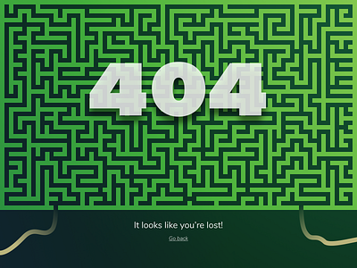 404 Page - DailyUI - 008