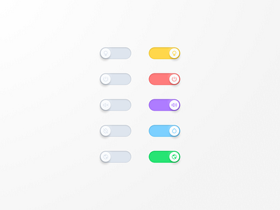 On/Off Switch - DailyUI - 015 activate button button design button states component dailyui dailyuichallenge design figma lightmode switch toggle toggle button toggle switch ui