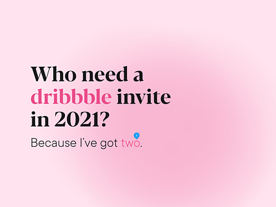 Dribbble invite - DailyUI - 040