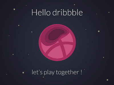 Hello dribbble ! firstshot