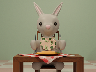A Rabbit's Tea Time