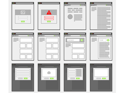 Little Boxes user experience ux wireframe workflow