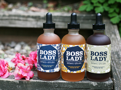 Boss Lady Bitters branding design package package design