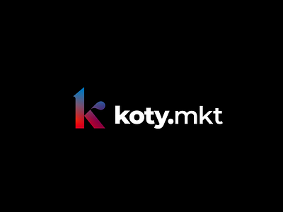 Logo Koty Marketing branding k logo logo design marketing monogram