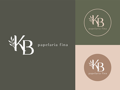 LOGO | KB Papelaria Fina branding design logo minimal typography