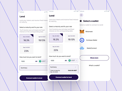 Crypto Lending App