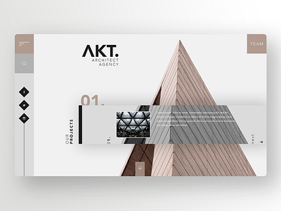 akt_architect adobe homepage photoshop ux web webdesign website xd