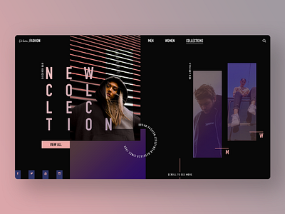 Urban_fashion adobe interface ui ux web webdesign