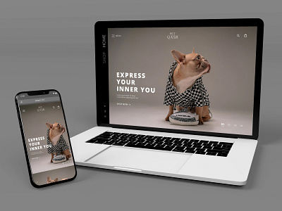 E-commerce for a Pet Hotel branding design ui web