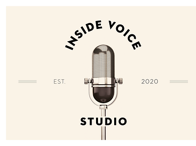 Inside Voice Studio Identity and Signage branding design graphic design idenity identity design signage design