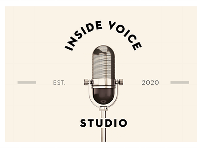 Inside Voice Studio Identity and Signage