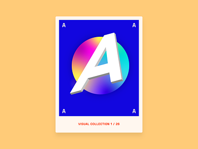 Alphabet challenge - A design graphic graphicdesign