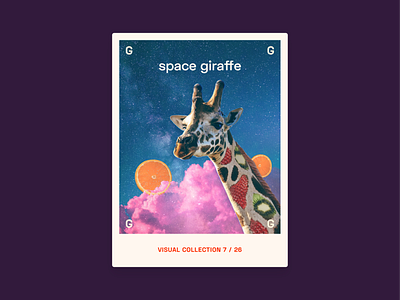 Alphabet challenge - G | Giraffes in space are different