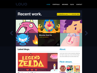 Lovo Theme - Portfolio & Blog