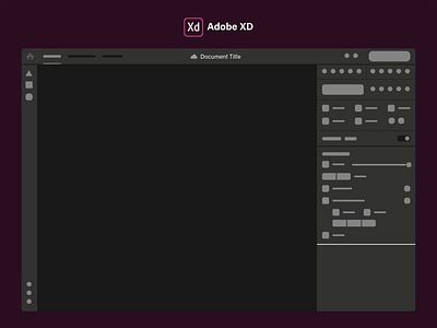 Adobe XD Darkmode adobe creative cloud adobe xd adobexd adobexduikit clean design kit ui user interface xd xddailychallenge