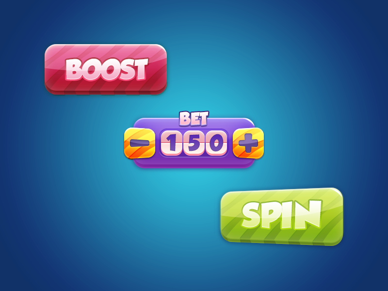 Candy Buttons by Kirill Mytko on Dribbble