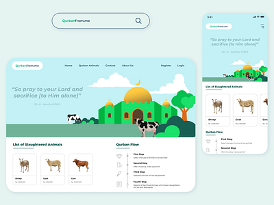 Qurbanfrom.me - A Fiction Website (Desktop + Mobile Responsive)