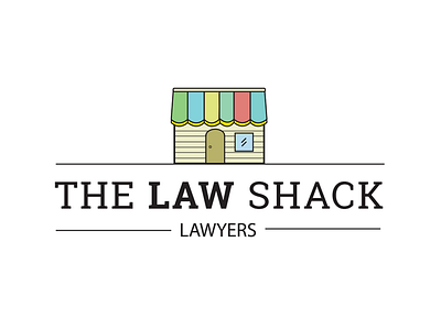 Law Shack Logo 2 branding house logo shack