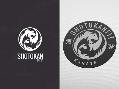 ShotokanFit logo and emblem design