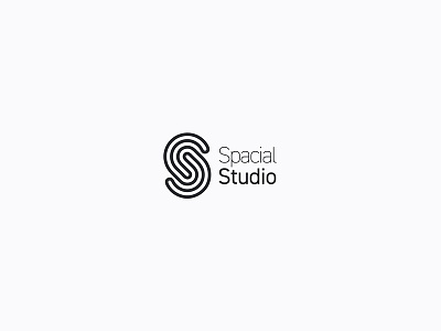 Spacial Studios Logo branding design graphic design logo minimal simple typography