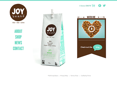 Joy Beans site launched today