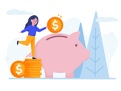 Piggy Bank art illustration illustration art illustration design vector