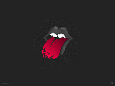Rolling Stones 50th Year anniversary art artwork bandlogo design fanart graphic design illustration logo rolling stones
