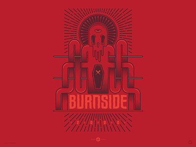 Burnside art artwork band poster design graphic design illustration poster